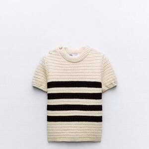 Zara Striped Knit Sweater